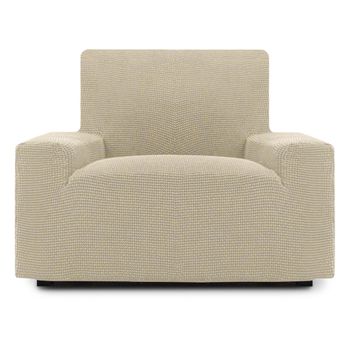 Funda De Sofa Niagara, Poliéster Y Algodón, Beige, 1 Plaza