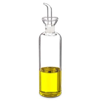 Aceitera Cilíndrica, Cristal, Antigoteo, Fácil De Limpiar, 500 Ml