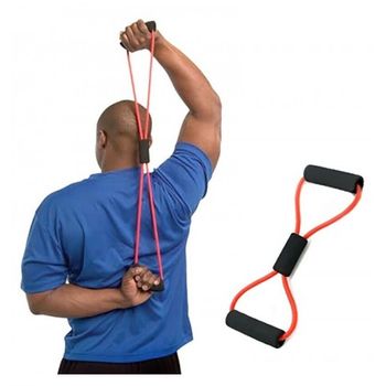 Juego de bandas elásticas fitness de resistencia para ejercitar la  musculatura - Cablematic