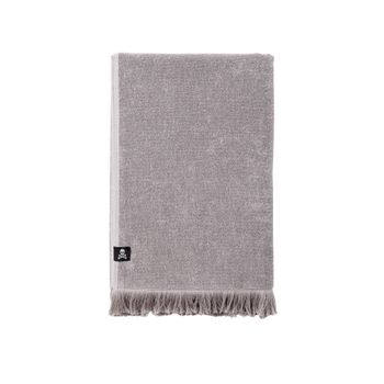 Toalla Hamman 80x165cm 100%algodón 380gsm Gris Claro Scalpers Home