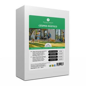 Planeta Huerto | Semillas Césped Rústico - 1 Kg | Césped De Bajo Mantenimiento Para Jardines Resistentes