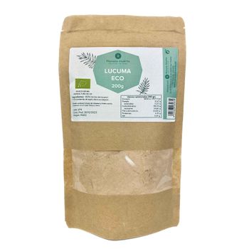 Planeta Huerto | Lúcuma En Polvo 200 G Eco 100% Natural Y Ecológica, Superalimento De Origen Peruano - Lúcuma En Polvo Rica En Fibra Y Energía, Ideal Para Batidos, Zumos, Y Recetas