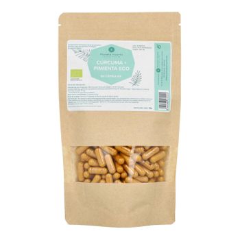 Cúrcuma + Pimienta Bio Planeta Huerto 150 Cápsulas