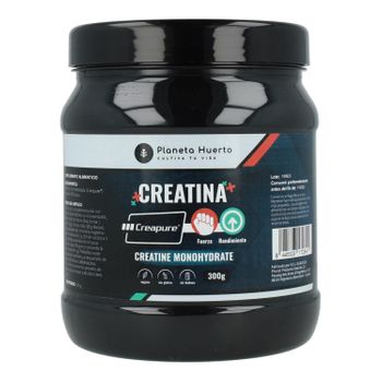 Planeta Huerto | Creatina Creapure® 300 G - Monohidrato De Creatina Pura Para Incrementar Fuerza Y Resistencia Muscular