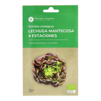 Semillas Ecológicas De Lechuga Mantecosa 4 Estaciones Planeta Huerto