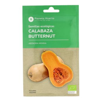 Semillas Ecológicas De Calabaza Butternut Planeta Huerto