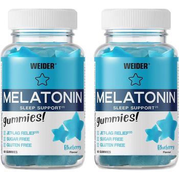 Melatonin Gummies *2 - Blueberry, 60 Gom. Weider