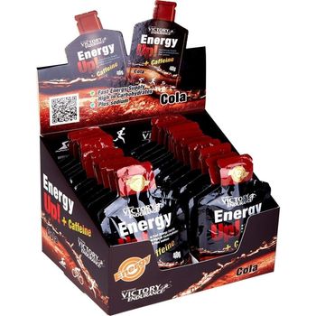 Pack 12 Energy Up Gel + Cafeína Cola Victory Endurance 12 Unidades