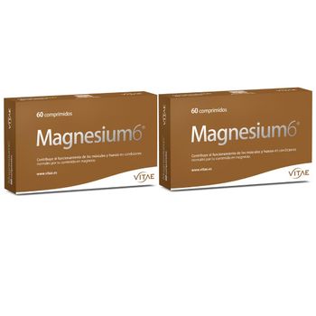 Pack 2x Magnesium 6 Vitae 60 Comprimidos