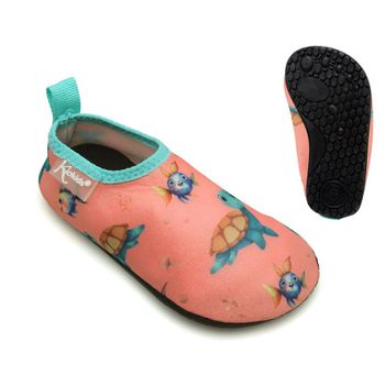 Zapato Acuatico Para Bebe Tortuga Rosa De Kiokids