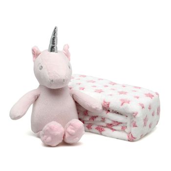 Kiokids Peluche Unicornio Con Mantita