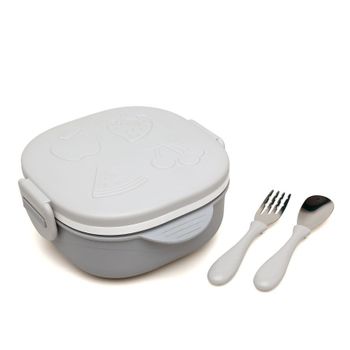 Caja Almuerzo Acero Inoxidable 450ml Kiokids