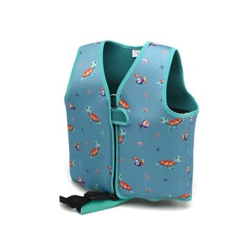 Kiokids Chaleco Flotador De Neopreno Tortugas Azul