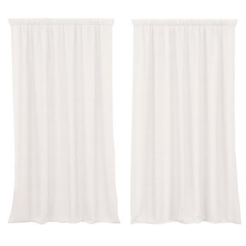 Cortinas Translúcidas De Salón 140x260cm. Elegantes Y Modernas, 2 Piezas  (lila) - Home Mercury con Ofertas en Carrefour