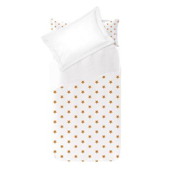 Funda Nórdica Infantil Estrellitas Marrones -  Cama90 (160x270)