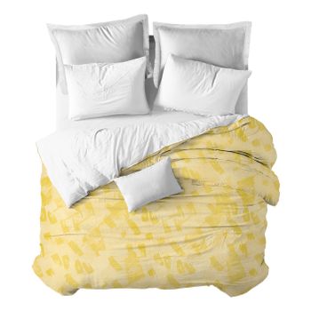 Funda Almohada Infantil Sokios Topos 45x125 Amarillo