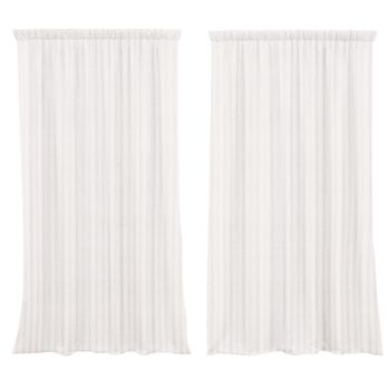 Cortina Translucida Para Ventanas 150x260 Cm Acomoda Textil. (blanco) con  Ofertas en Carrefour