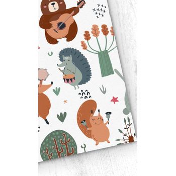 Papel Pintado Infantil Oso Bosque