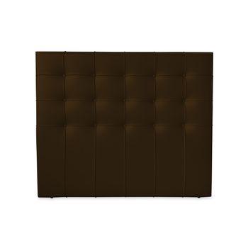 Cabecero 90 X 120 Cm Venecia Acolchado, Tapizado Premium En Polipiel De Alta Gama, Chocolate