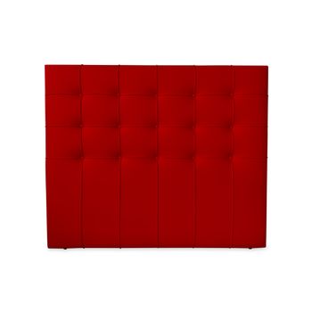 Cabecero 90 X 120 Cm Venecia Acolchado, Tapizado Premium En Polipiel De Alta Gama, Rojo