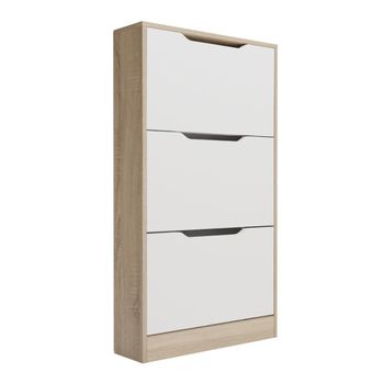 Zapatero 1 Cajón – Blanco Acabado En Brillo – 75 X 44 X 46cm – Dorian con  Ofertas en Carrefour