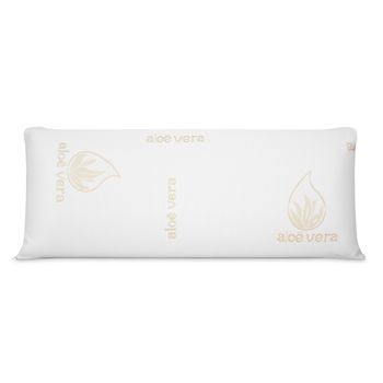 Almohada Viscoelástica 75 X 40 Cm Aloe Vera | Máximo Confort Y Excelente Adaptabilidad Con Propiedades Antiestrés