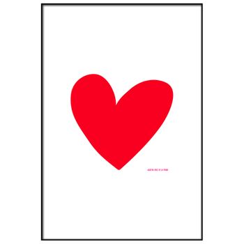 Cuadro Metacrilato Enmarcado Agatha Ruiz De La Prada Corazón 35x50cm