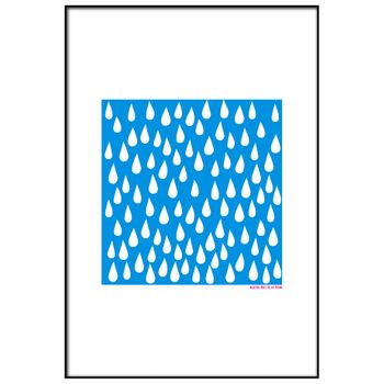 Cuadro Metacrilato Enmarcado Agatha Ruiz De La Prada Lluvia 21x30cm