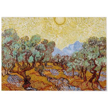 Póster Van Gogh 30x21cm Los Olivos