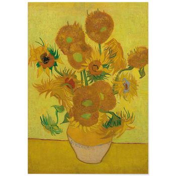 Póster Van Gogh 70x50cm Girasoles