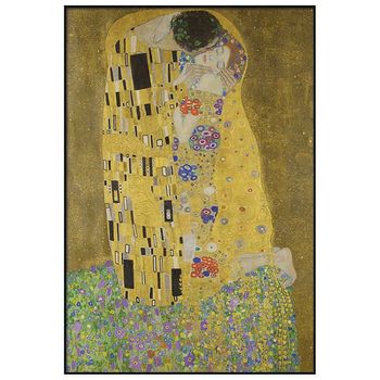 Metacrilato Enmarcado Gustav Klimt 50x70cm El Beso