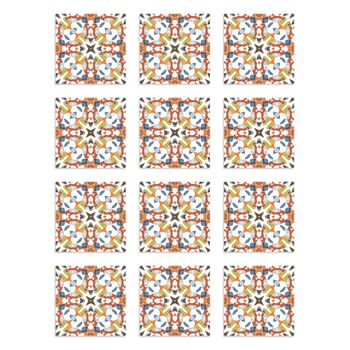 Azulejos Adhesivos 48 Baldosas de 15x15cm Resplandor Original