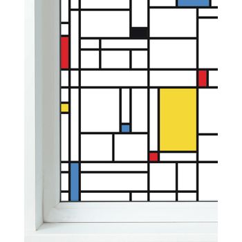 Vinilo Ventanas Mondrian 39x100cm