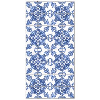 Alfombra Vinílica Hidráulica Córdoba Azul 60x110cm