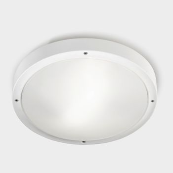 Leds·c4 Plafon Ip66 Basic Led 21.4w Sw 2700-3200-4000k On-off Gris Urbano 2606lm