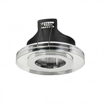 Forlight Rame - Downlight Empotrable De Techo De 90mm De Diámetro Para Bombilla Gu10 En Cromo