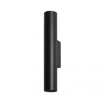 Forlight Meds - Aplique De Pared Interior 2xgu10 De Metal Minimalista Cilíndrico. Color Negro