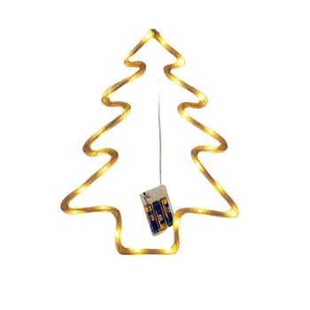 Árbol De Navidad Luminoso 26 Luces 40 Cm