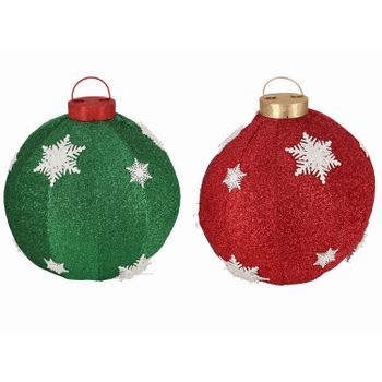 Bola Navidad Plegable 12 Luces 80 Cm