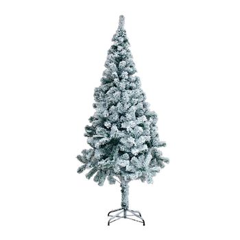 Árbol De Navidad 450 Puntas Verde Nevado 180 Cm