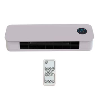 Calefactor Cerámico De Pared 2000w Kekai Split Dual Ultraslim 57x7x19 Cm Con Mando Incluido