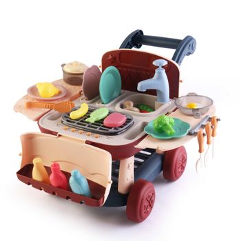 Carrito de la compra de juguete, cesta de la compra, juguetes para niños  pequeños, objetivo - AliExpress