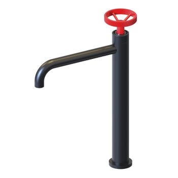 Comprar Grifo negro mate de lavabo monomando caña redonda online