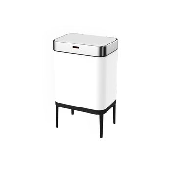 Cubo Reciclaje Eco. 3 Compartimentos Acero Inox./plástico 36l Wellhome con  Ofertas en Carrefour