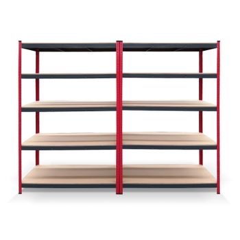 Estantería Martín Librería De Almacenaje De Pared, Color Roble Con 4 Huecos  Y 5 Puertas, 90 (ancho) 29 (profundo) 90 (altura) con Ofertas en Carrefour