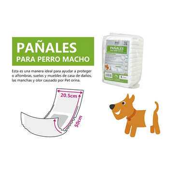 Pañal Para Perros Talla S 33-48.2cm 34984 8,990.00