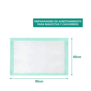 Empapadores Desechables Perros Gatos Toallitas Entrenamiento Empapadores Perros  60 X90cm 60uds