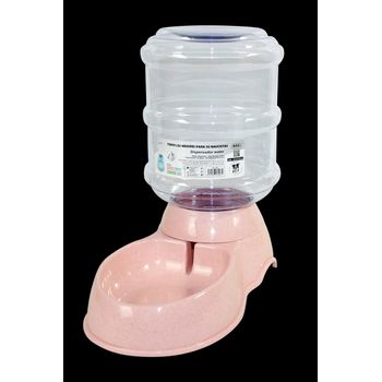 Dispensador De Agua Para Mascotas, Cuenco Automático Para Gatos, Perros, Gran Fuente De Bebida 3.5l Rosa