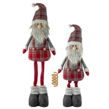 Muñecos Navideños Extensibles  Papá Noel Reno Muñeco De Nieve Peluche Navideños Papanoel 106cm