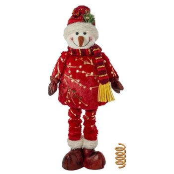 Muñecos Navideños Extensibles  Papá Noel Reno Muñeco De Nieve Peluche Navideños Nieve 71cm